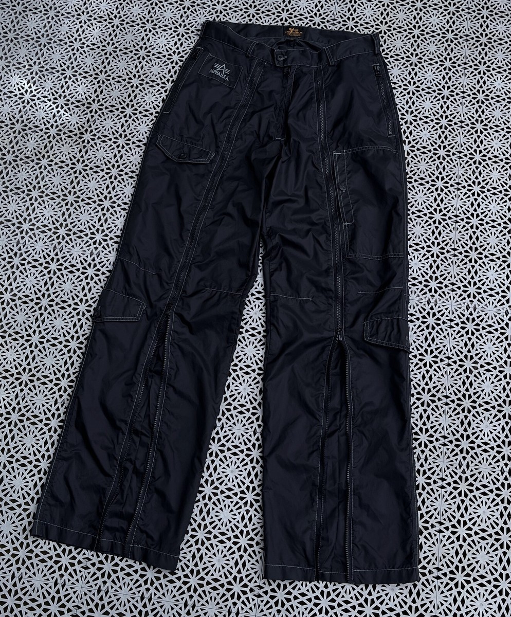 パンツ archive flare slacks zip design y2k mode Street Y2K Fashion Zipper Flared Pants – Techwear Official