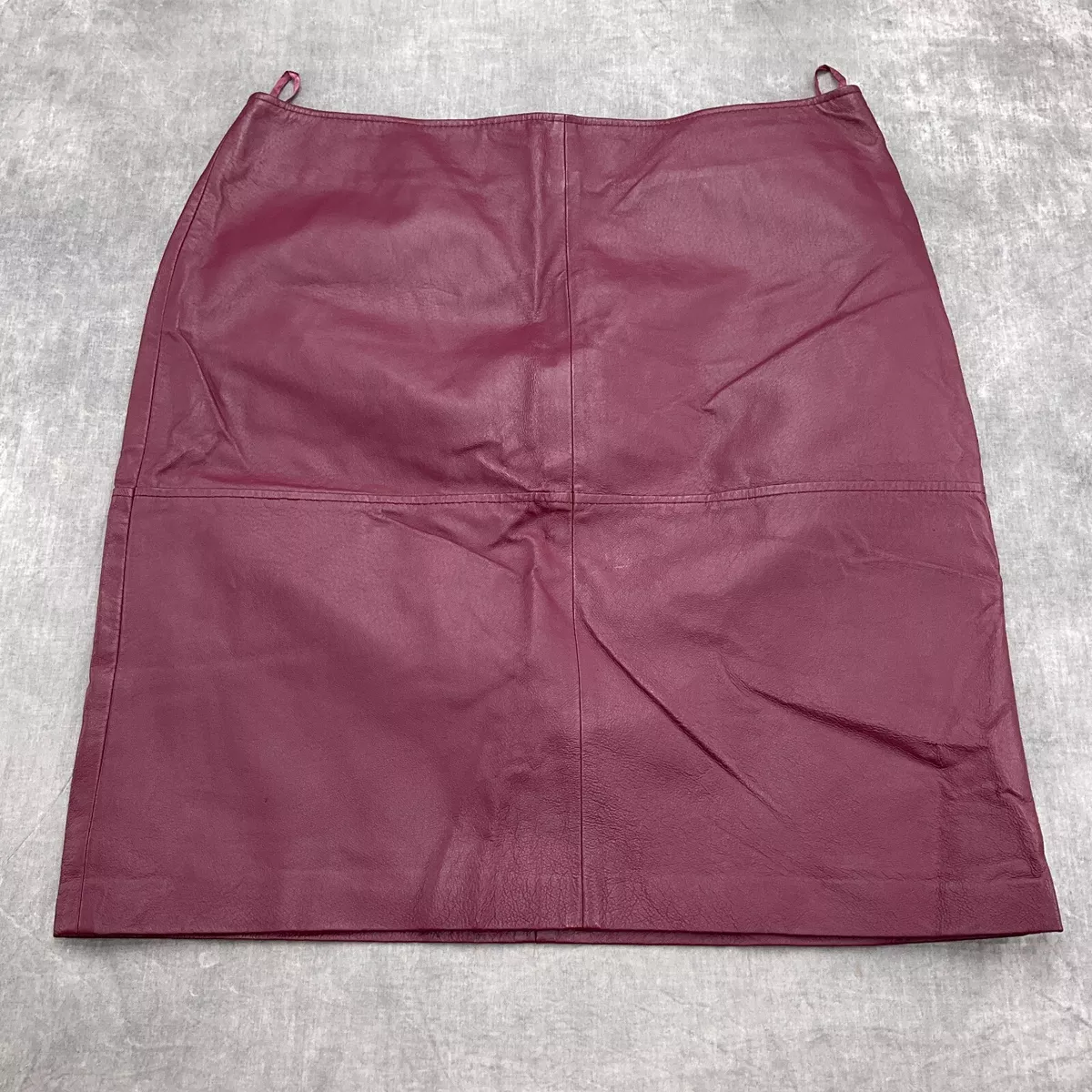 Berry leather hotsell skirt