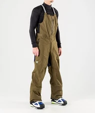 NWT Mens Adidas Terrex GORE-TEX Bib $550 M green icy blue snowboarding