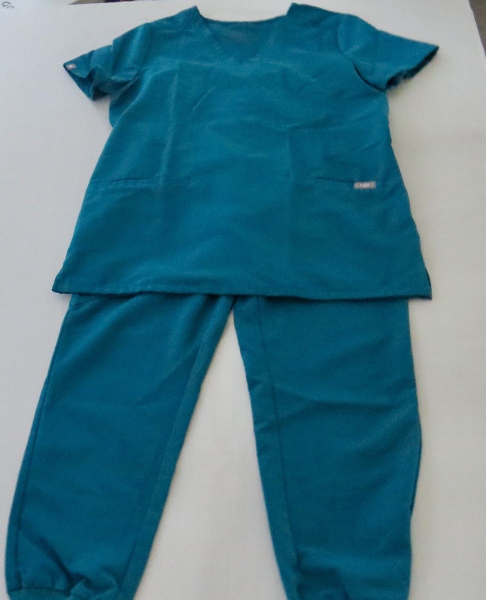 FIGS Women's Scrub Set PACIFIC BLUE (2133) Extra Small ZAMORA
