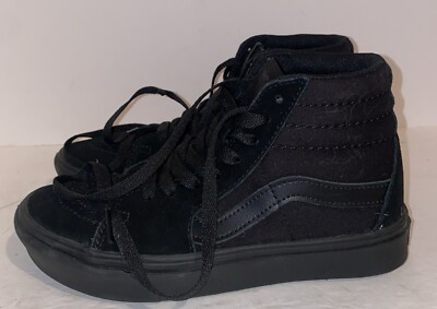 VANS ComfyCush Sk8-Hi Skate Sneakers Suede Black Men's 5 High Top Women s 6.5