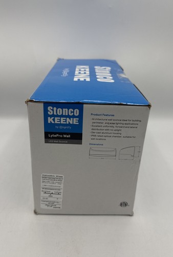 Stonco LytePro LED Wall Sconce - 30W - 4000K - Type 3 - 120-277V, LPW16-G3-8-BZ - Picture 2 of 2