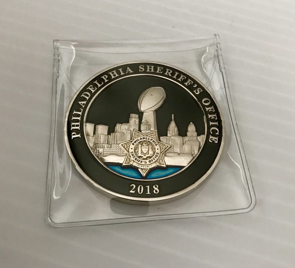 NFL Philadelphia Eagles Sheriff’s Office Police Super Bowl 52 LII ...