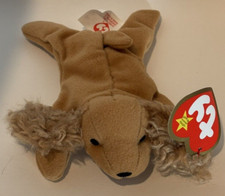 1993 McDonald's TY Teenie Beanie Baby Spunky the Cocker Spaniel With Tag
