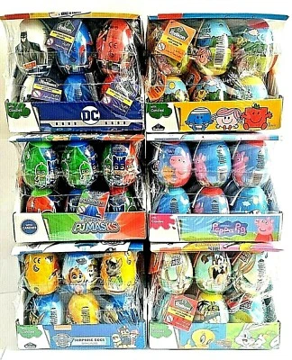 RELKON SURPRISE EGGS PEPPA PIG, PAW PATROL, PJ MASK EGG HUNT KIDS PARTY BAGS HALAL