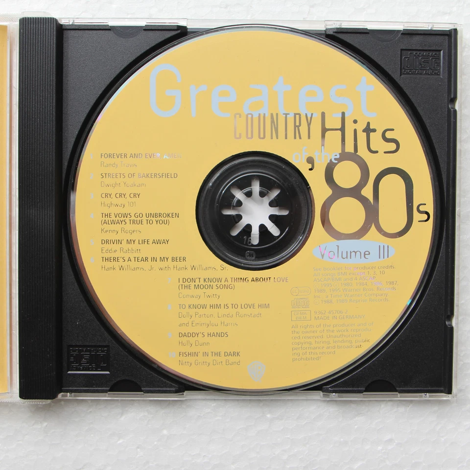 CD GREATEST COUNTRY HITS OF THE 80s-VOL.III - WARNER BROS. -  NEUWERTIG ! - Bild 3 von 4