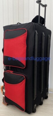 XL Wheeled Travel Luggage Trolley Holdall Suitcase Case Bag Wheels
