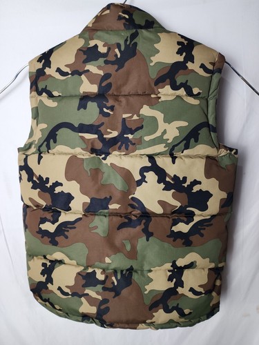 Canada Weather Gear Girls M (10/12) Camouflage Camo Maintains Warm Puffer Vest - Picture 5 of 8