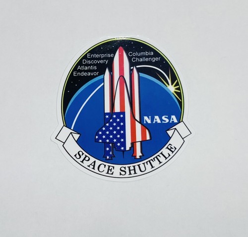 NASA Space Shuttle Programm Aufkleber Vinyl Decal Mond Reise Kunst Sammelalbum P1