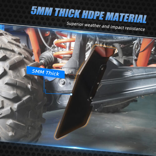 NICECNC Rear Mud Flaps Splash Guards For Can-Am Maverick X3 Turbo 2017-2020 PAIR - Picture 2 of 8