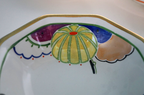 Grays Pottery - ART DECO Gloria Lustre - Set of 6 Dess. Bowls - Pat. 4742 c.1925 - Picture 4 of 8