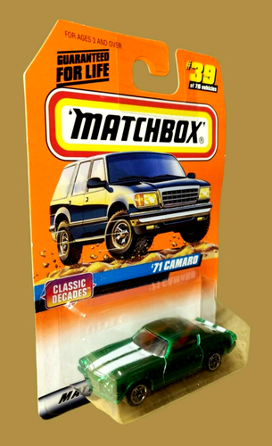 VTG 1998 MATCHBOX Classic Decades Series '57 Chevy Bel Air & '71 Camaro LOT OF 2 - Picture 9 of 12
