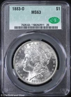1883-O $1 Morgan Silver Dollar CAC MS 63 | Uncirculated UNC