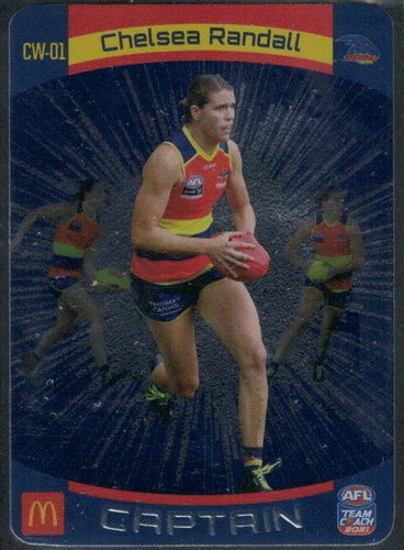 2021 AFL TEAMCOACH WOMENS SILVER CAPTAIN CARD; Individual Card Sale. - Picture 2 of 14