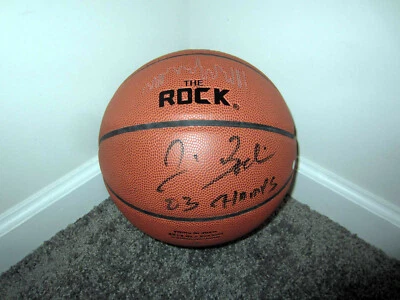 Jim Boheim Syracuse Orangemen Signé Basketball Avec / Fans COA 03 Champs Insc - Photo 1/3