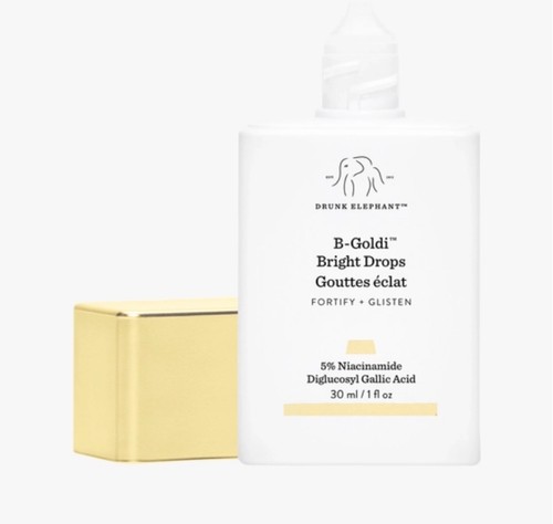 Drunk Elephant B-Goldi Bright Drops 30 ml Niacinamide Serum Fades Spots Pigmenta - Picture 5 of 14