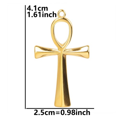 GLOWCAT Ancient Egypt Anke Cross Pendant Necklaces For Women Men Accessories No - Picture 18 of 44