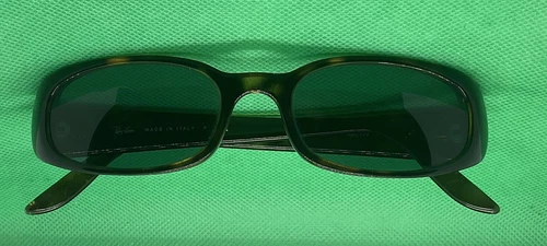 Ray Ban RB2129 938 Brown Stripes SIDESTREET B15 UV Sleek Sunglasses