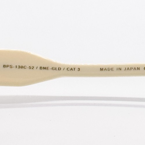 NEW BALMAIN ADMIRABLE SUNGLASSES BALMAIN BPS-130C UNISEX WHITE/GOLD/BROWN - Picture 13 of 14