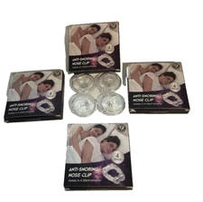 Pekenlong Silicone Clip on Magnetic Anti Snoring Nose Clips 4 In A Set/4 boxes