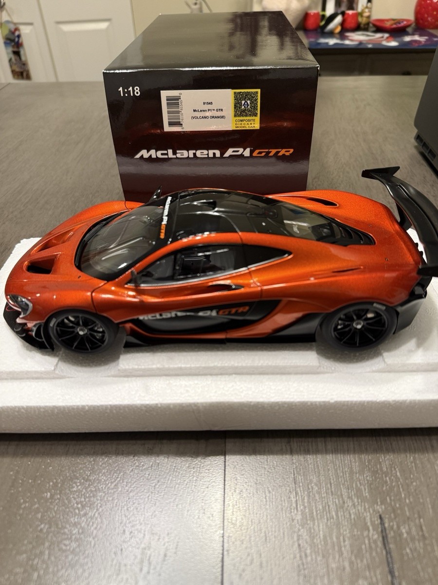 新品未使用(オートアート) McLaren P1 GTR(1/18) 81545 1/18 AUTOart Mclaren P1 GTR Volcano Orange W/box | eBay