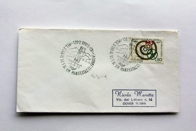 COMMEMORATIVE POSTCARD CELEBRATORY EVENTS MED.D'ORO V.C. E V.M. (F5953)