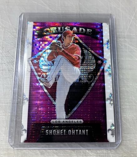 2022 Panini Chronicles - Crusade Shohei Ohtani #5 Pink Pulsar Prizm
