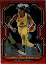 2021 Panini Prizm WNBA Prizms Red #68 Brittney Sykes /299 - BSK