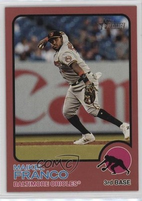 2022 Topps Heritage Target Mega Box Exchange Red Border Maikel Franco #499 17t2