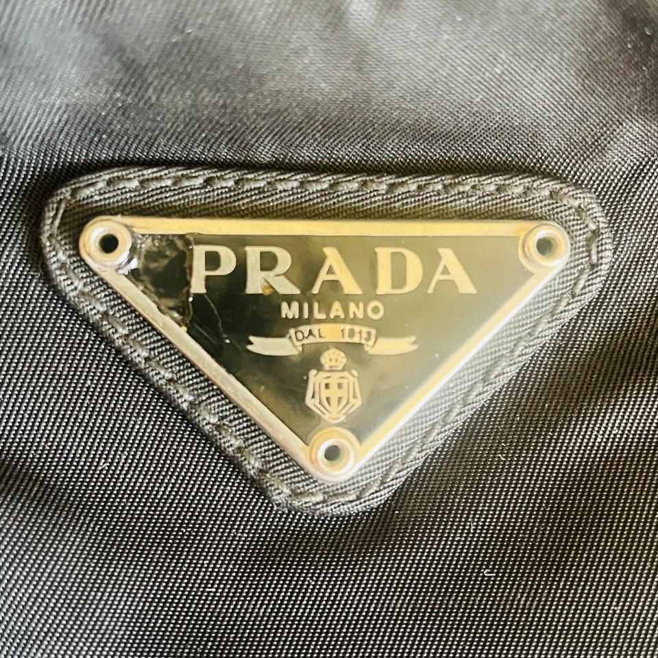 PRADA Black Nero Tessuto Nylon Crossbody Messenger Bag - Image 4 of 4