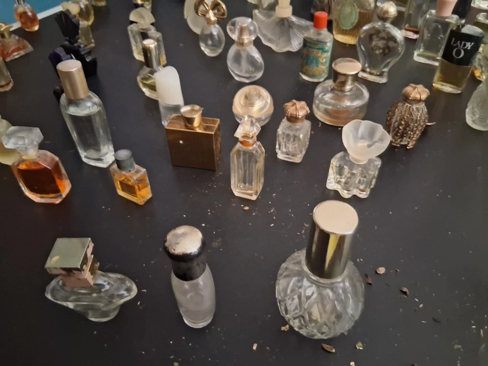 98Vintage Perfume Bottles On The Wall  Take Them All Down 1/2  Price - Image 3 of 4