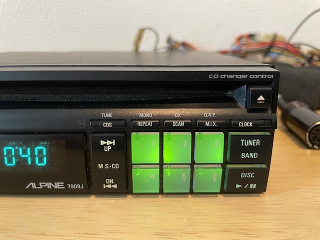 Alpine Juba 7909J Ampless CD Player Operation Confirmed | eBay