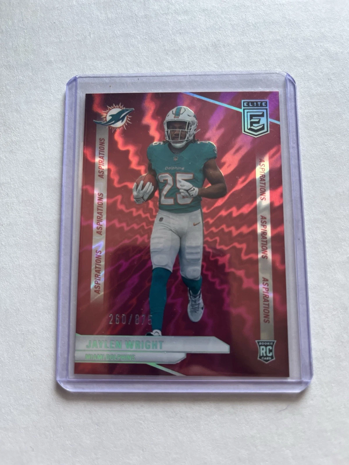 Jaylen Wright Panini Donruss Elite #114 Aspirations Shimmer