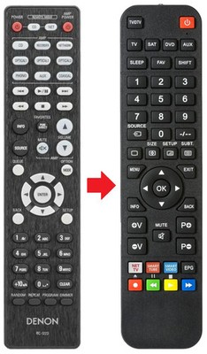 Fernbedienung passend für DENON DCD-800NE | DCD800NE | PMA-800NE