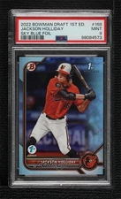 2022 Bowman Draft 1st Edition Sky Blue Foil Jackson Holliday PSA 9 MINT b4d