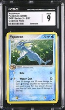 Pokemon Vaporeon 6/17 POP Series 3 Cosmos Holo Rare Swirl 🍥 Promo CGC 9 MINT on eBay