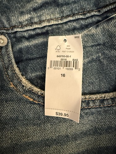 Girls Gap Size (14) 16 Jean Skirt - Picture 3 of 3