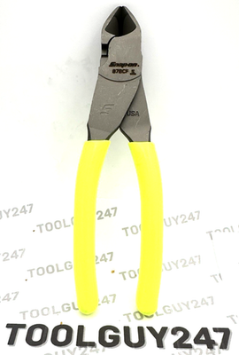 #ad SNAP ON TOOLS 87BCF HV HIGH VIZ YELLOW Soft Grip 7quot; VECTOR EDGE Diagonal Cutter $69.95