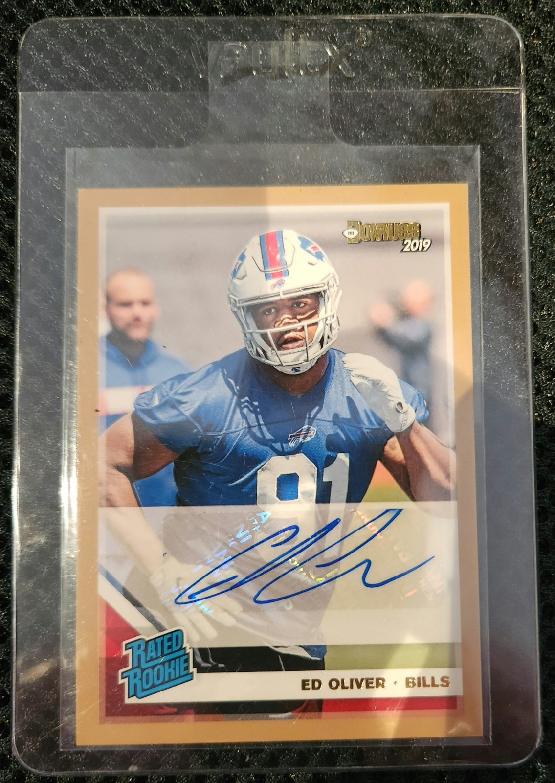 Ed Oliver Panini Donruss #347 Autograph-Bronze