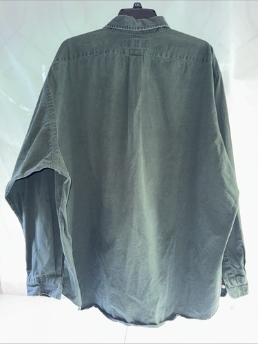 RALPH LAUREN Long Sleeve Shirt XXL Cotton Green BLAIRE - Picture 4 of 8
