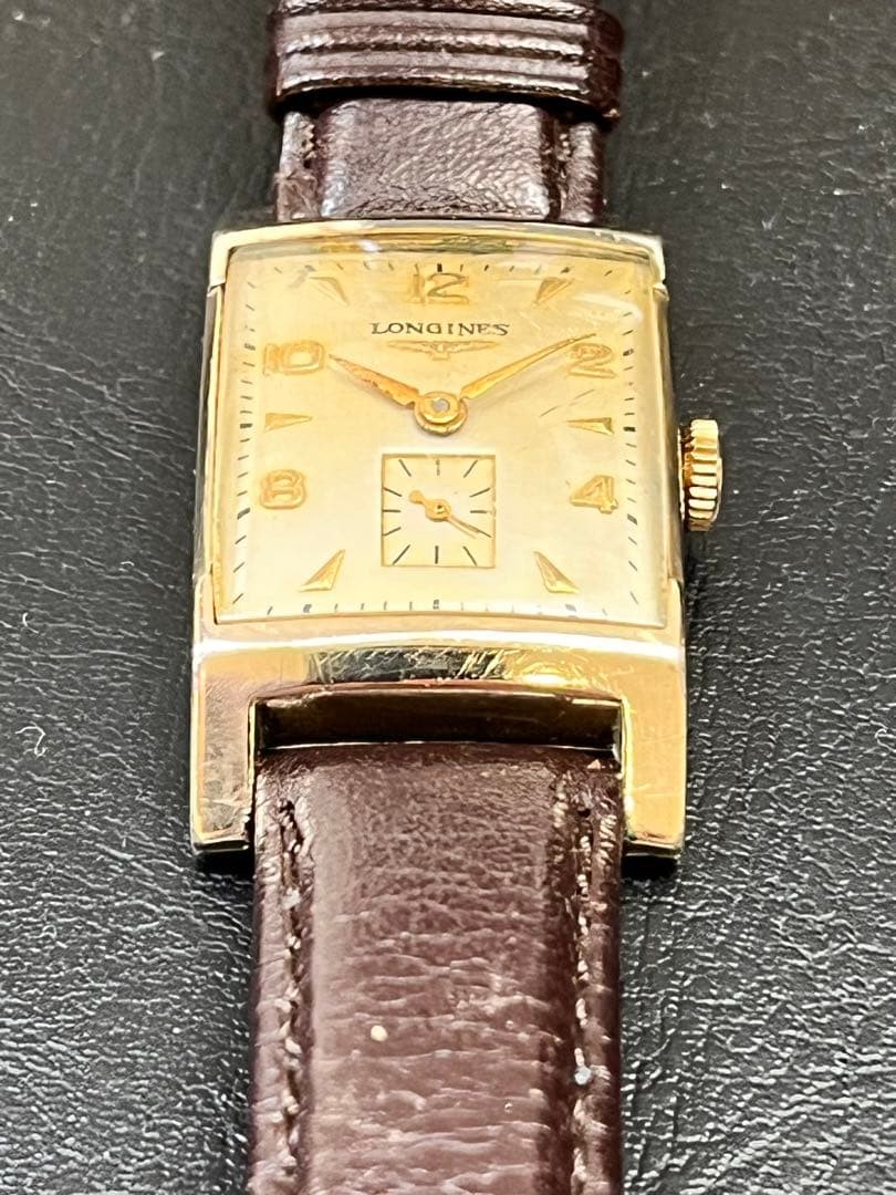 Longines 9lt 10kgf Rectangular Antique Watch 10k … - image 7