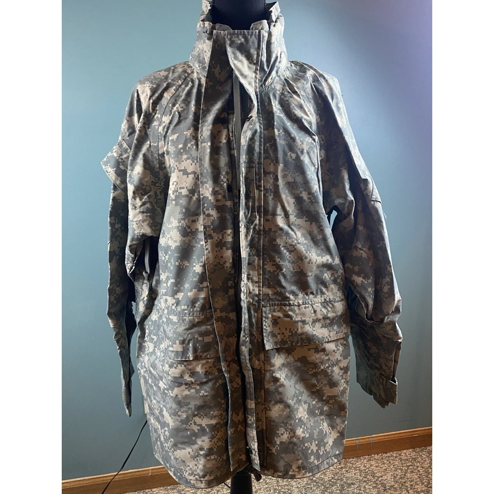 US Military Gen III ECWCS Cold Weather Camo Parka Jacket GORE-TEX Mens - Image 4 of 4