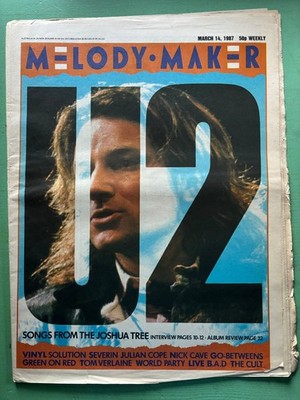 MELODY MAKER 14-03-1987 U2 Maria McKee Green on Red Rosie Vela Momus World Party