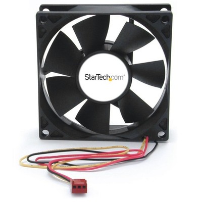 StarTech 80x25mm Dual Ball Bearing Computer Case Fan w/ TX3 Connector