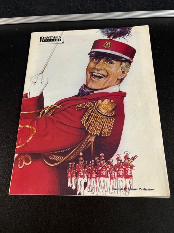 The Music Man Dick Van Dyke Pantages Theatre Program 1979