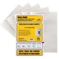 Pioneer Photo Albums 10 Pocket Refill for APS-247 Series 8 x 10 Inch, Yellow