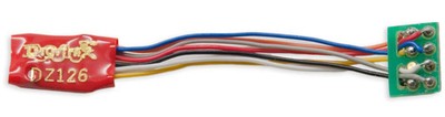 Digitrax DZ-DZ126PS 1 AMP Z/N/HO Scale Decoder mit DCC Medium Plug mit 1'' Harn