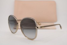 NEW CHLOE CH0030S 001 GREY GOLD FADE AUTHENTIC SUNGLASSES 60-17