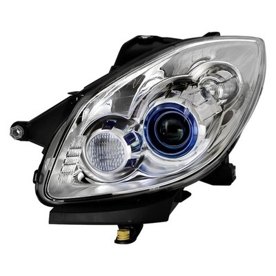 PRO-JH-BENL08-HID--L Driver Side Chrome Factory Style Projector Headlight