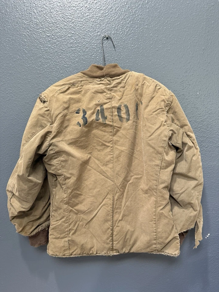 Vintage World War 2 US ARMY Men’s M-1943 Field Jacket Pile Size Medium - Image 2 of 4